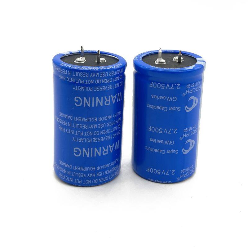 2.7V 500F Super Capacitor Volume 60x35mm Vehicle Rectifier Ultracapacitor Electrical Component