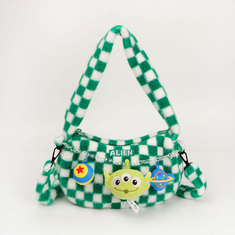C&K Plush Cute Shoulder Bag Soft Sweet Shoulder Bag