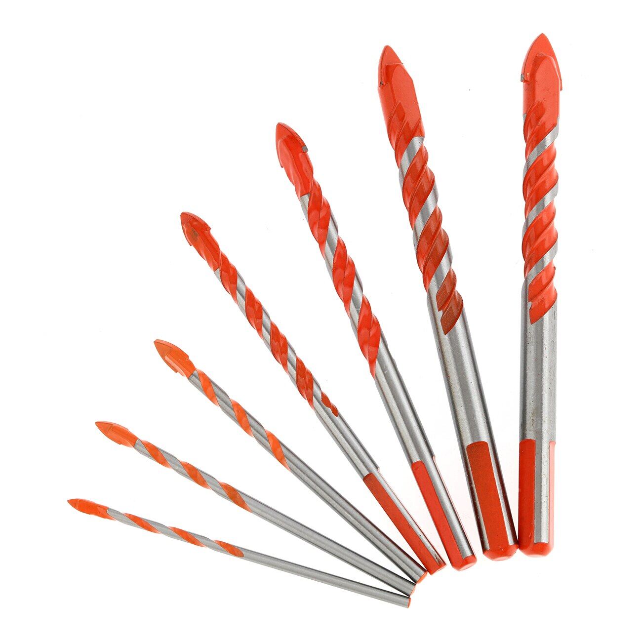 7 Cái Mũi Khoan 3-12Mm Bộ Mũi Khoan Tường Gốm Đa Năng Dụng Cụ Mở Lỗ Cẩm Thạch Bằng Thủy Tinh Máy Khoan Cầm Tay Cắt Gỗ