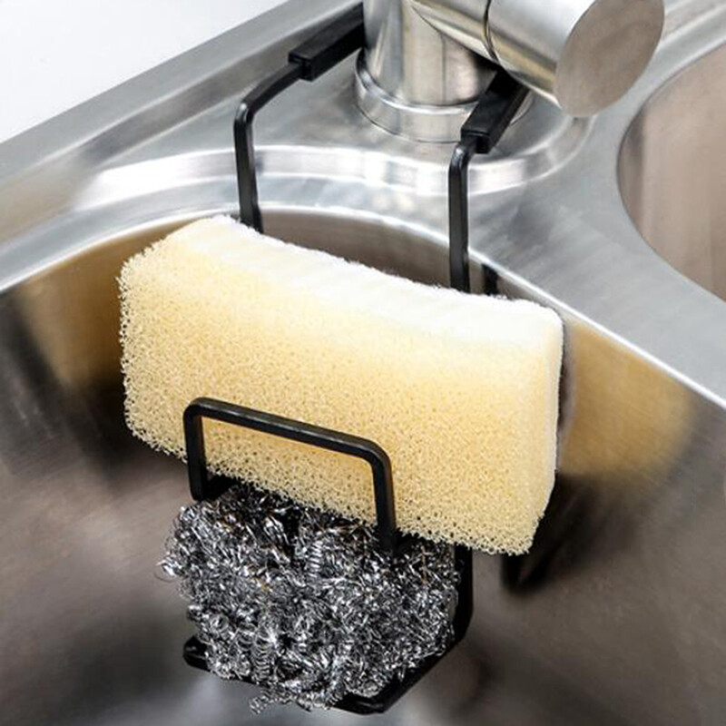 Feng Qi shop Sink Drain Rack Storage Sponge Drying Holder, Kitchen Sink Soap Holder, Cloth Rack, Kitchen Organizer