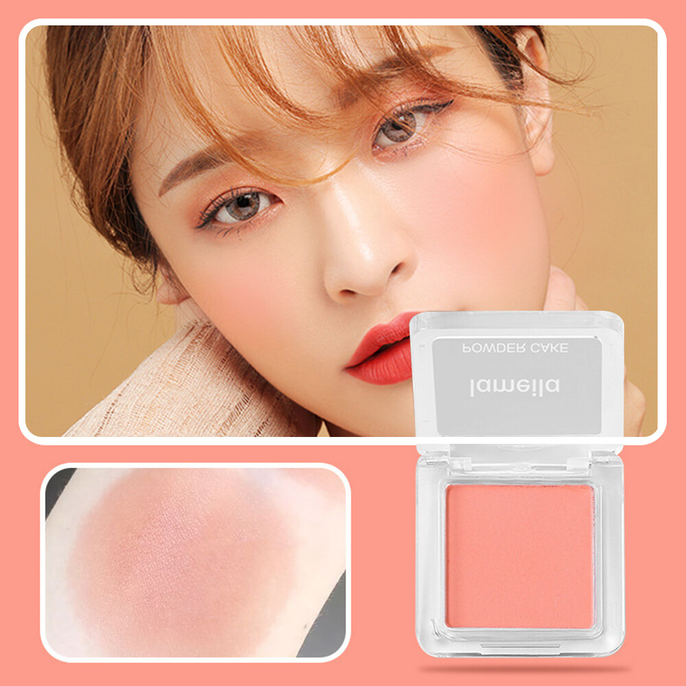 Dorisna Sinh Viên Đỏ Mặt đào hồng Người Mới Bắt Đầu Tự Nhiên Matte Blush Ép Bảng Màu