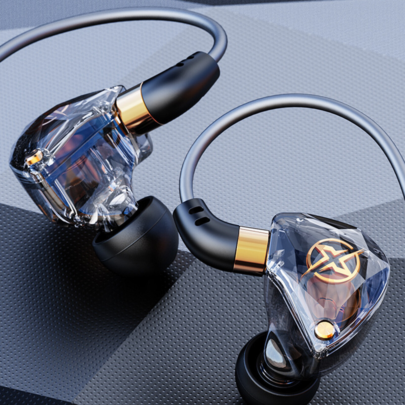 Wired Earphone Universal Noise Reduction 3.5mm L-shaped Plug Dynamic Gaming Headphone with Microphone for Karaoke Professional Earphone Comfortable