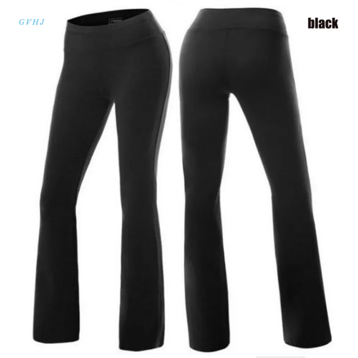 legging pants that flare at the bottom