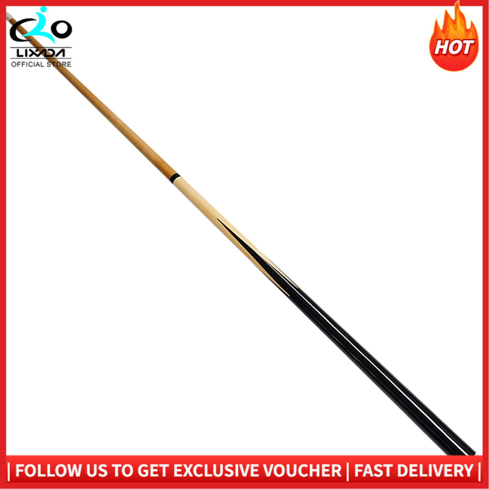 48In Junior Kid Billiard Shaft 2-Piece Wooden Pool Cue Stick Entertainment Snooker Billiard Tool