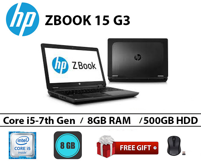 Workstation HP Zbook 15 G3 Intel core i5-7th Gen 8GB RAM 500GB HDD 15.6 INCH Malaysia