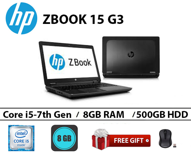 Workstation HP Zbook 15 G3 Intel core i5-7th Gen 8GB RAM 500GB HDD 15.6 INCH Malaysia