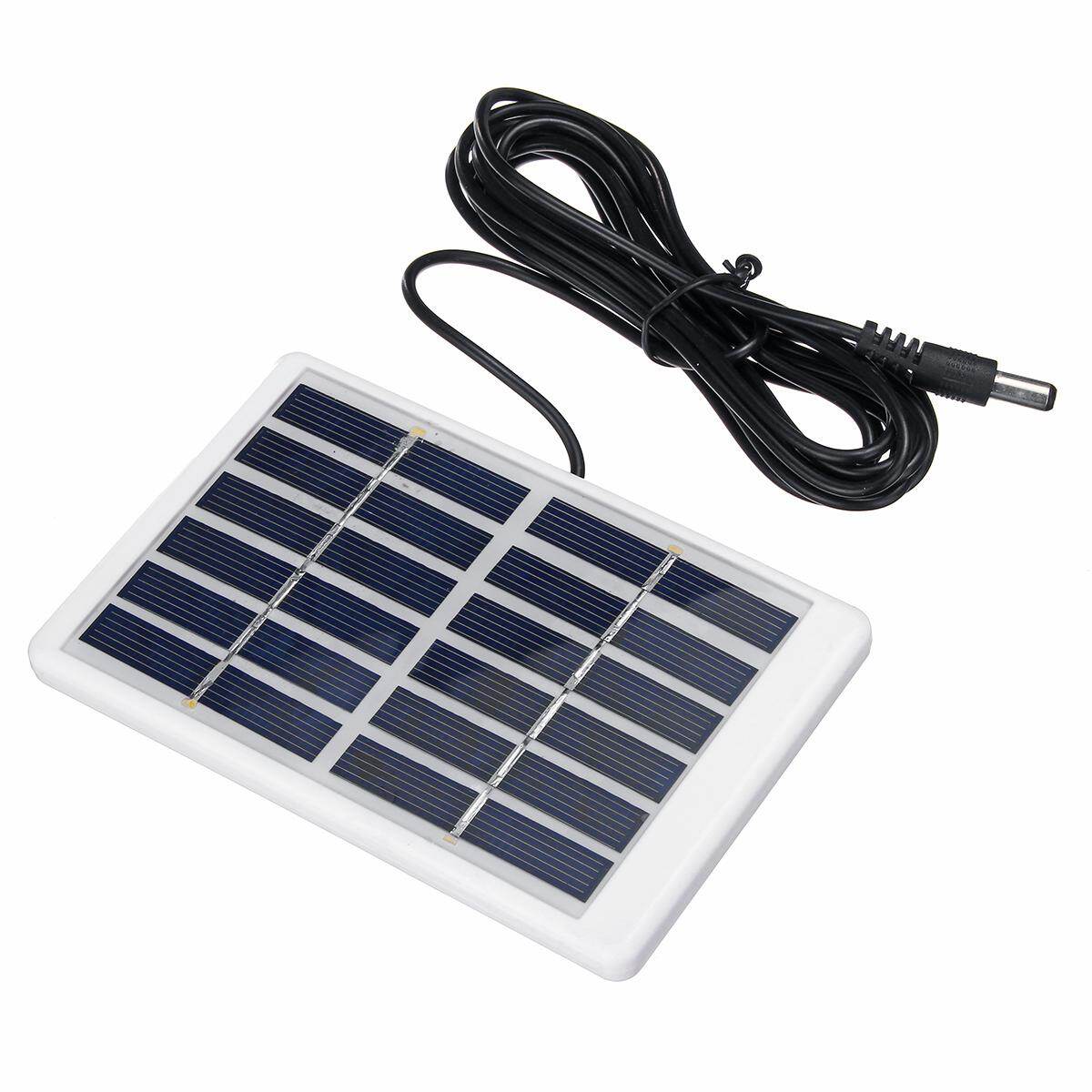 Tấm pin năng lượng mặt trời Polysilicon 5W 6V cáp dài 3M - INTL