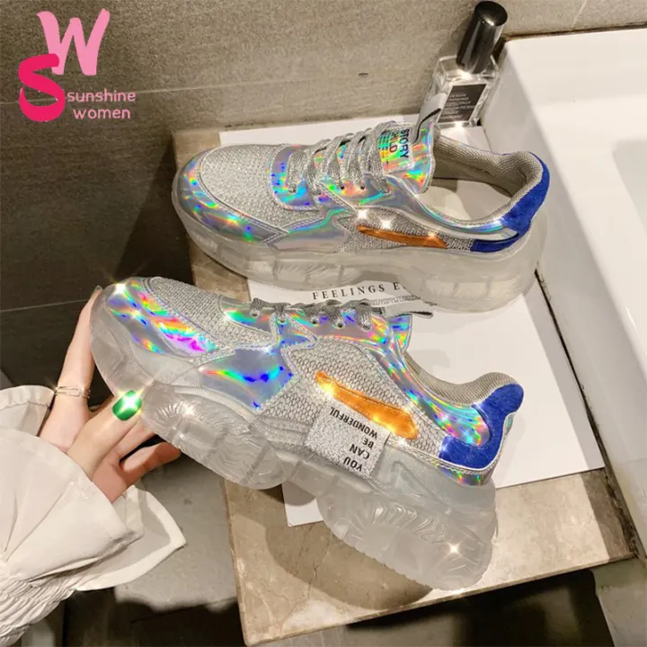 platform jelly shoes