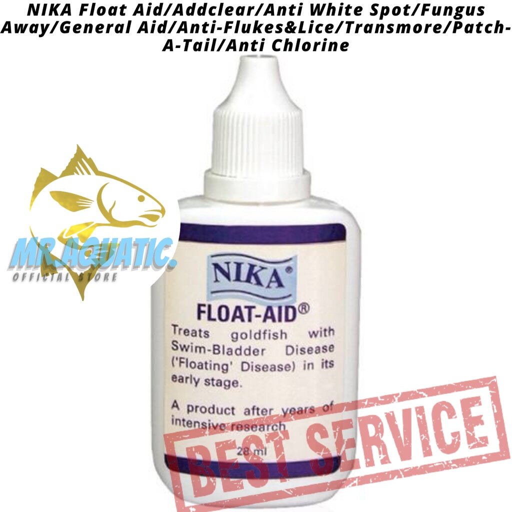 Nika Fish Med PatchATail Fin Rot Fungus Away AddClear Transmore