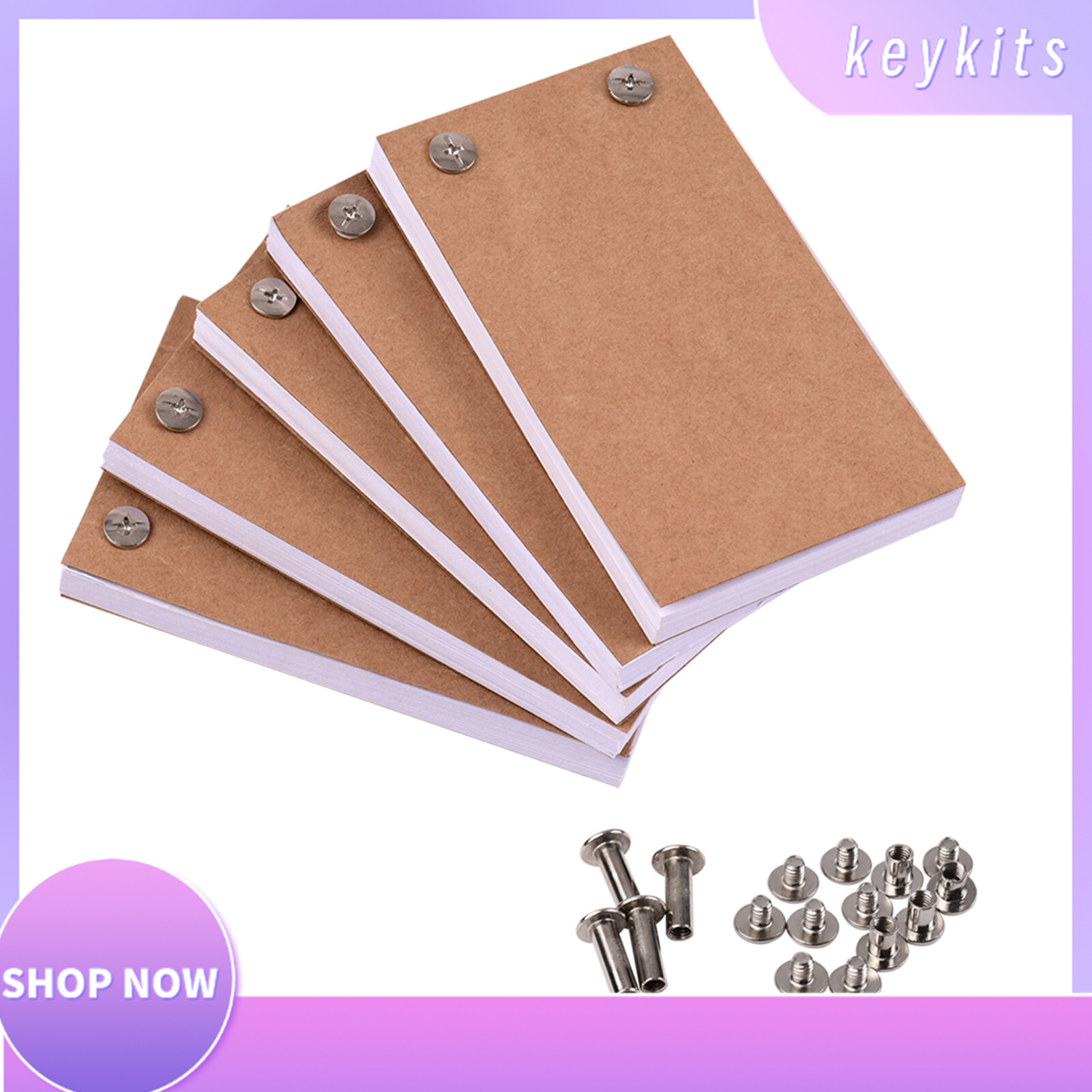 Blank Flip Book Kit with 300 Sheets Animation Paper Flipbook Binding Screws for LED Tracing Light Pad Drawing Sketching Animation Cartoon Creation