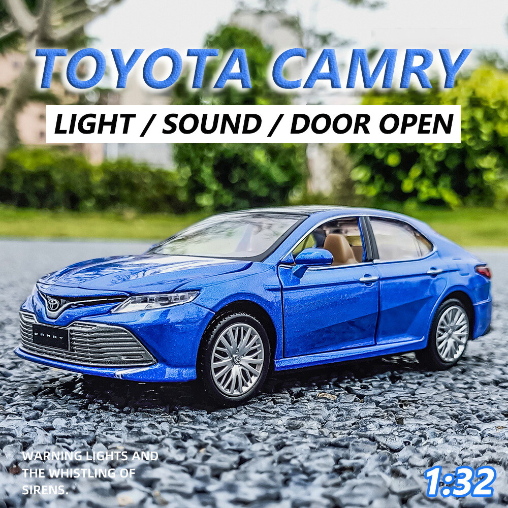 【RUM】 Mẫu Xe Hợp Kim Toyota Camry Tỷ Lệ 1:32 Hiệu Ứng Ánh Sáng Và Âm Thanh Đồ Chơi Xe Hơi Đúc Cho Bé Trai Quà Sinh Nhật, Đồ Chơi Xe Hơi Đồ Chơi Trẻ Em Mô Hình Xe Hơi Xe Đồ Chơi Mô Hình Bộ Sưu Tập