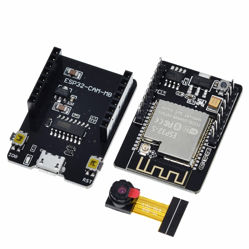 ESP32-CAM-MB WIFI ESP32 CAM Bluetooth Development Board with OV2640 Camera MICRO USB to Serial Port CH340G 4.75V-5.25V Nodemcu