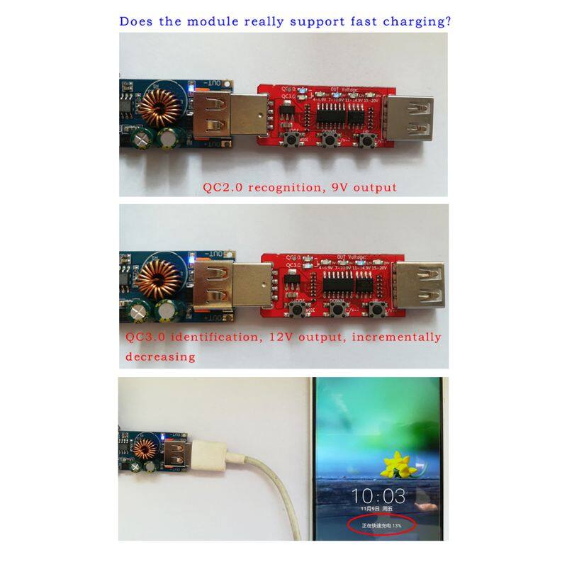, Bo Mạch Sạc Nhanh USB QC3.0