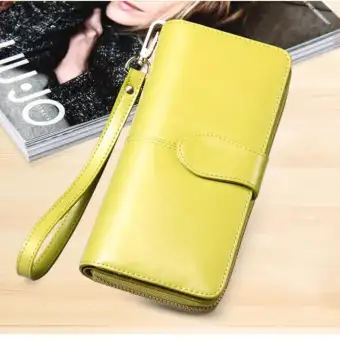 yellow purse wallet