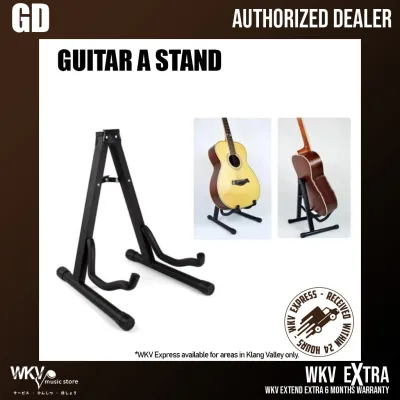 Guitar Floor Stand Holder Bass Acoustic Electric Guitar Accessories Portable Folding Guitar A Stand (Gitar Stand)