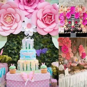 20 30cm Romantic Party Supplies Diy Home Decoration Paper Flowers