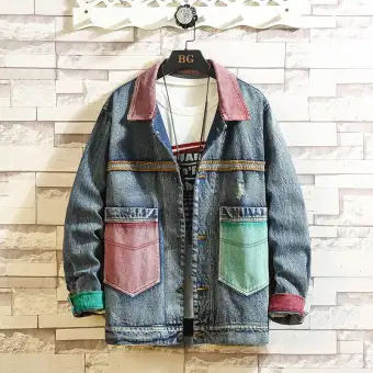 long denim jacket men