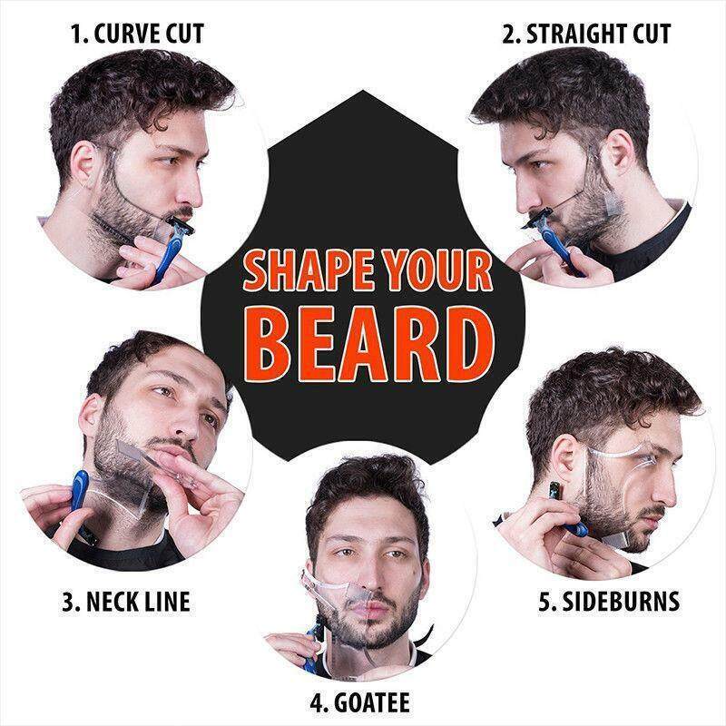 straight cut beard