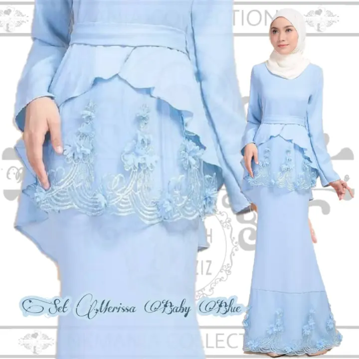 baju bridesmaid baby blue