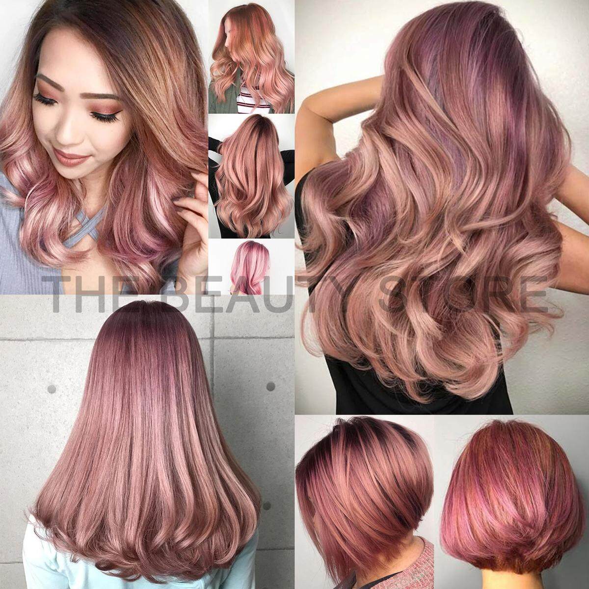 Rose Gold Low Ammonia Hair Color Dye Cream | Lazada