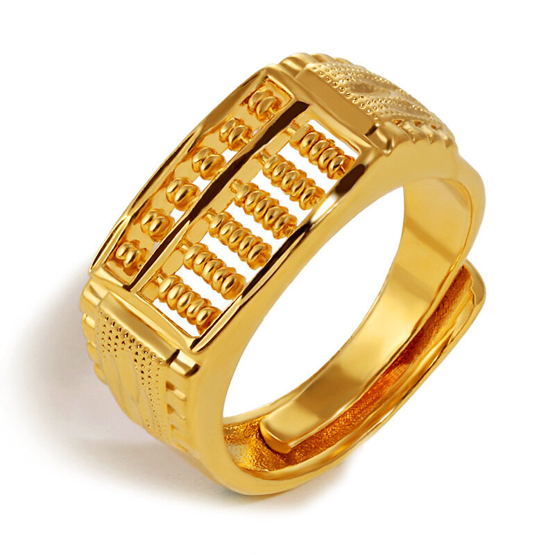Beli 916 Gold Ring Men Abacus Pada Harga Terendah Lazada Com My