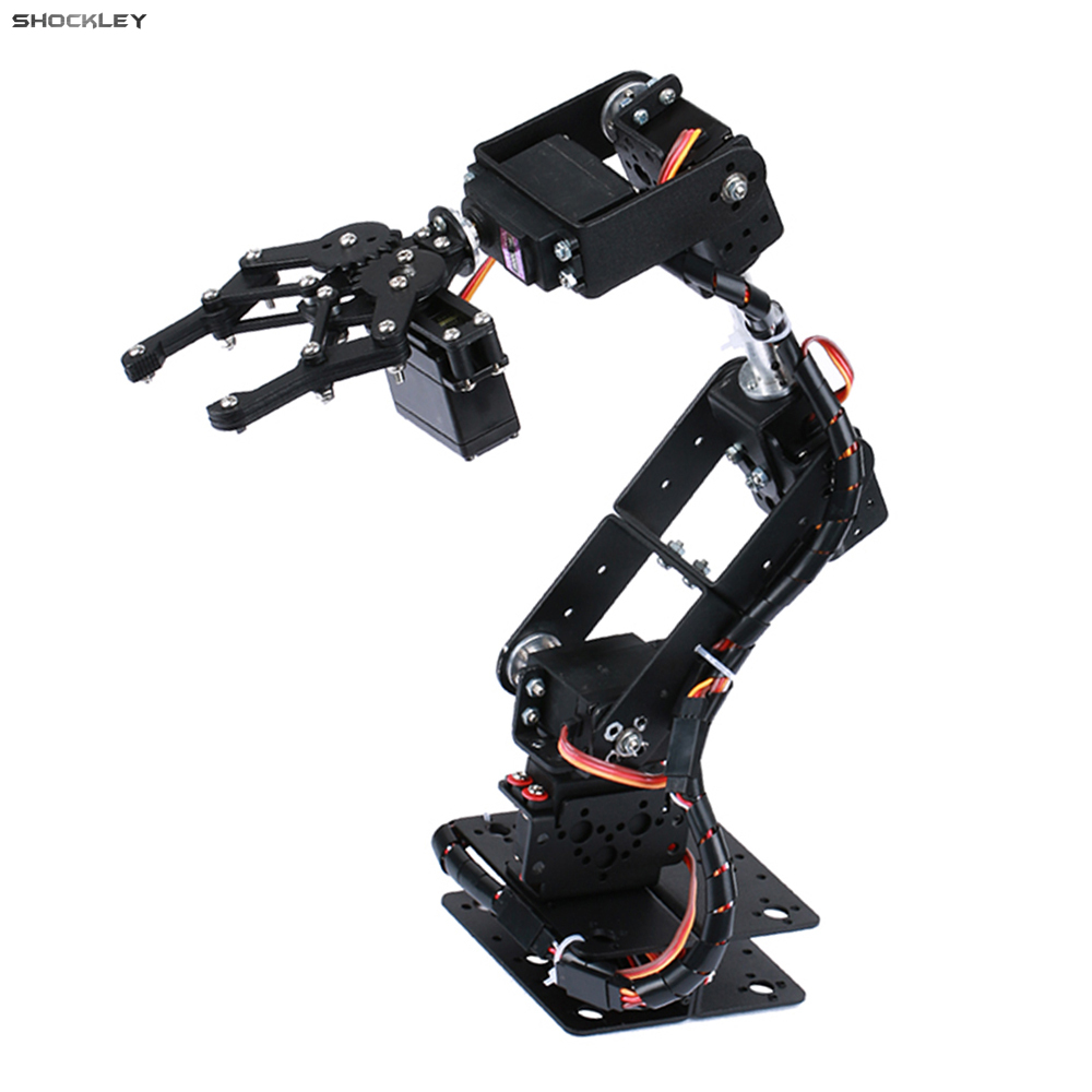 Shockley Cánh Tay Robot Kit 6doof Lập Trình cánh tay robot Tự Làm Lập Trình Bộ Robot Với Mã Nguồn Mở Và Hướng Dẫn(Không bao gồm thiết bị lái)