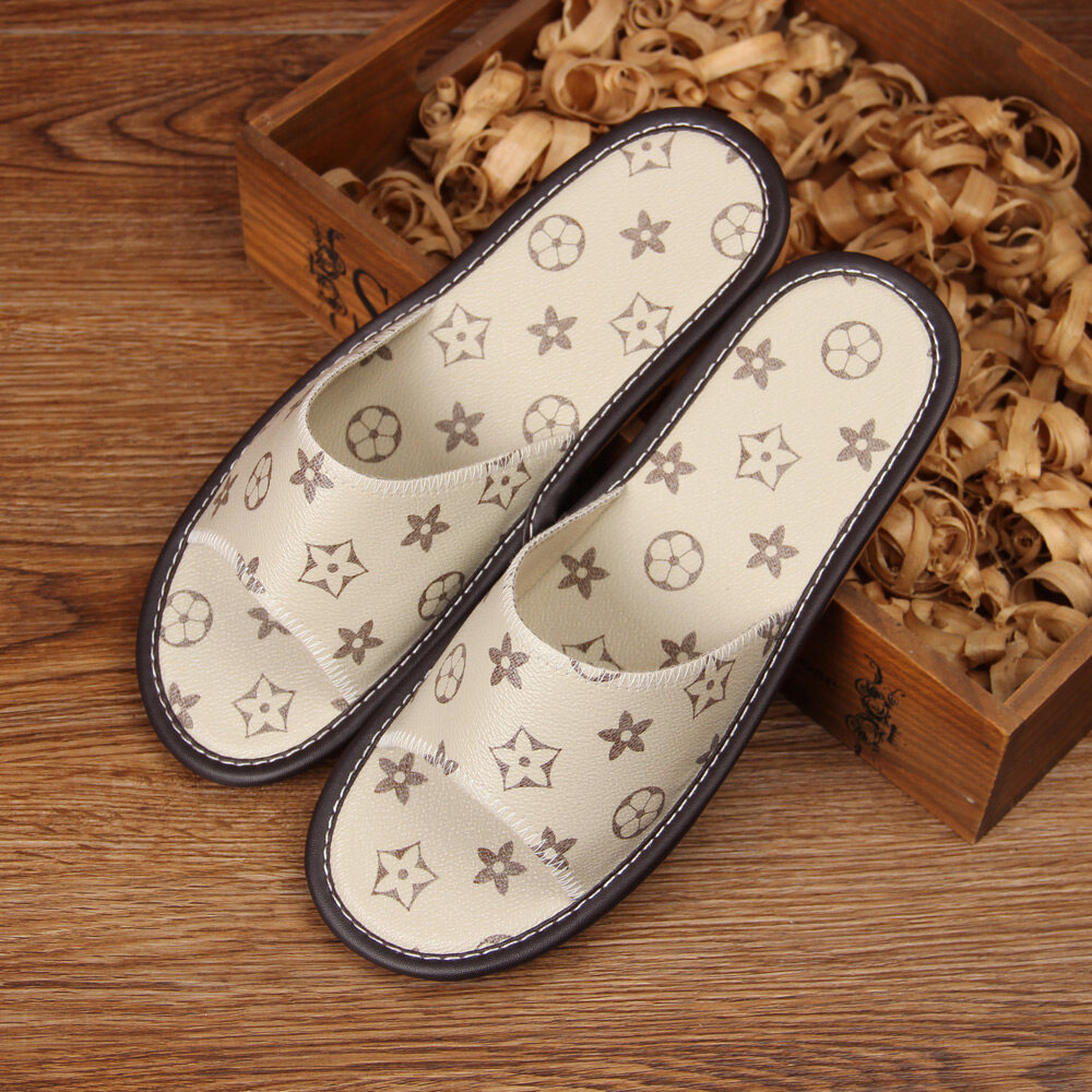 non leather slippers