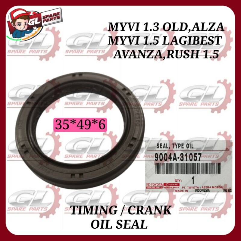 TIMING CRANK SHAFT OIL SEAL ORIGINAL PERODUA MYVI MYVI