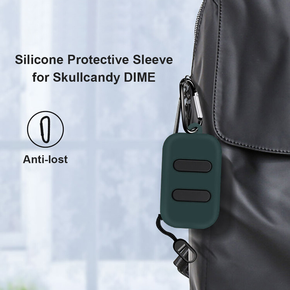 Silicone Case for Skullcandy Dime Shockproof Full Protective Cover Charging Case Accessories