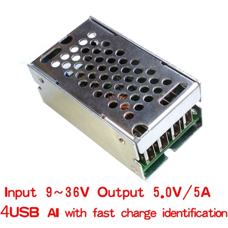 DC-DC Power Supply Module 24V/12V to 5V 5A Converter Replace LM2596S