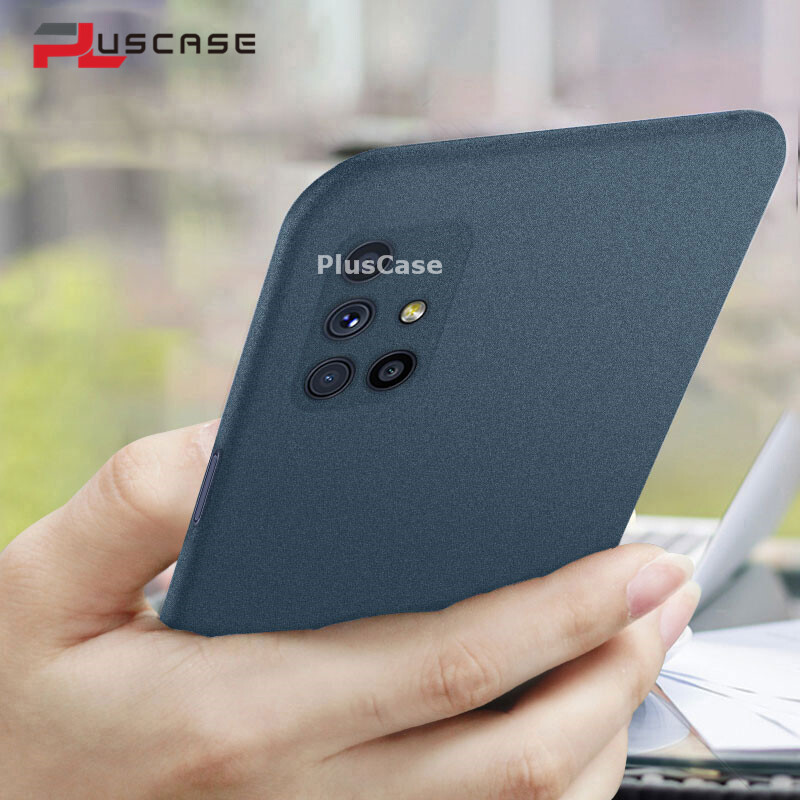 PlusCase for Samsung Galaxy M51 Ultra Thin Soft Matte Sandstone Case Protective Phone Back Slim Casing Cover