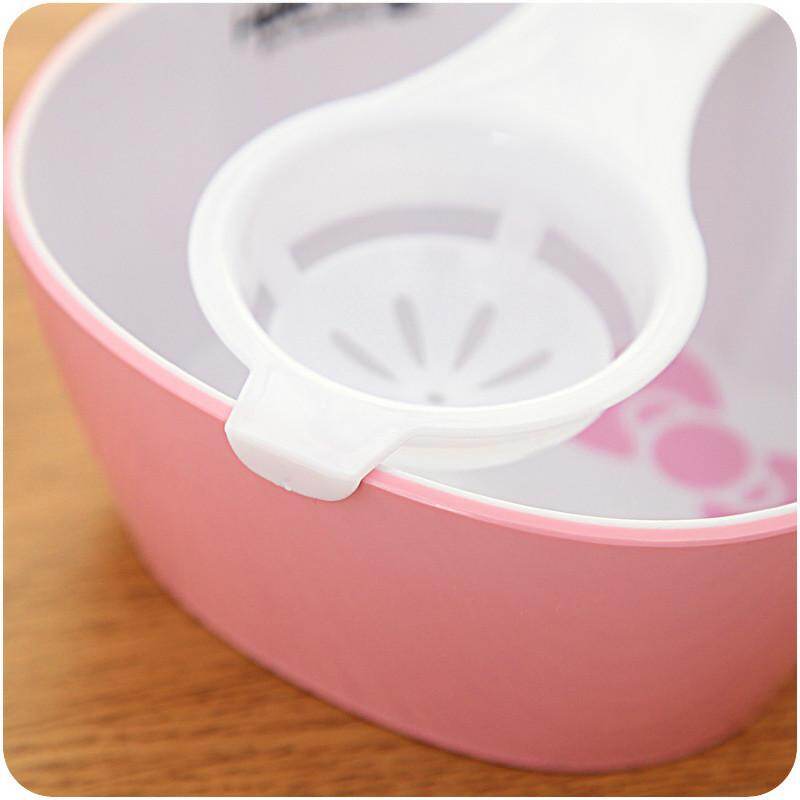 Polocat Food Grade White Egg Yolk Separator Baking Kitchen Gadgets Egg Divider Hand Strainer Tools