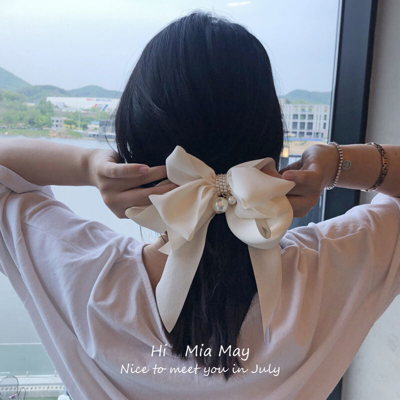 Kẹp tóc nơ voan dễ thương YIDA-INTL