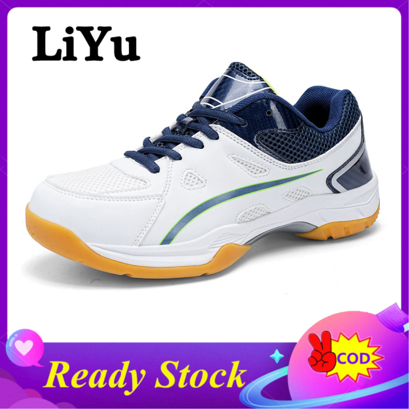LiYu Casual Badminton Sport Shoes Breathable Running Shoes For Men and Women Indoor Outdoor Badminton Shoes Training Shoes Comfortable