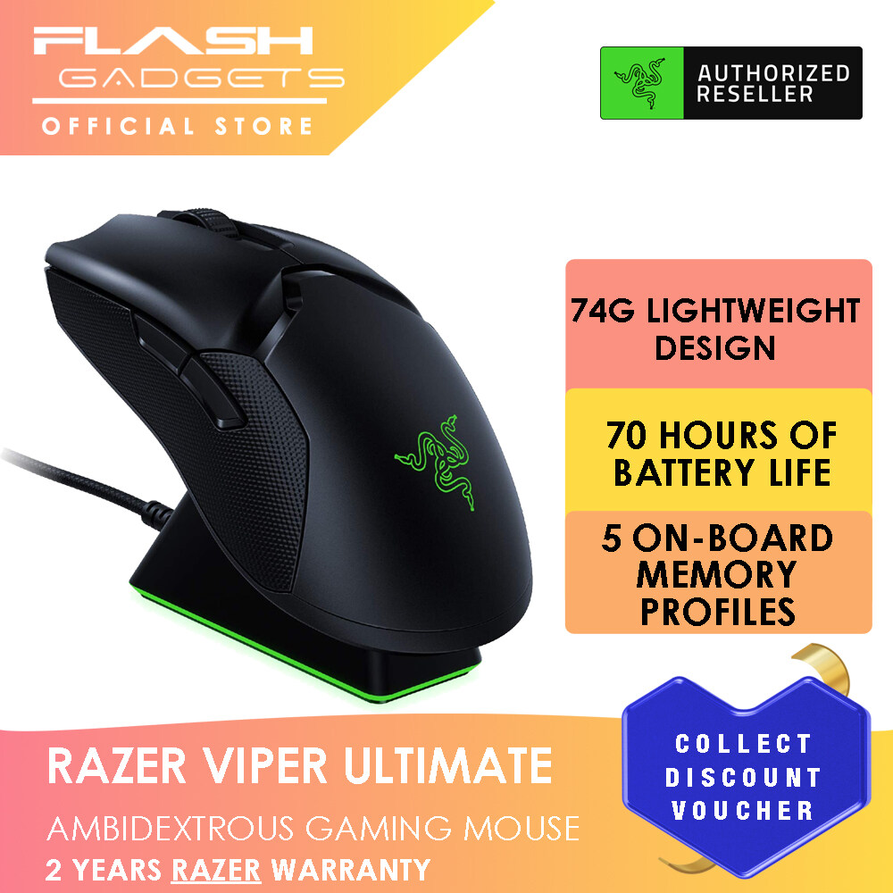 Razer Viper Ultimate HyperSpeed Wireless Gaming Mouse RZ0103050100