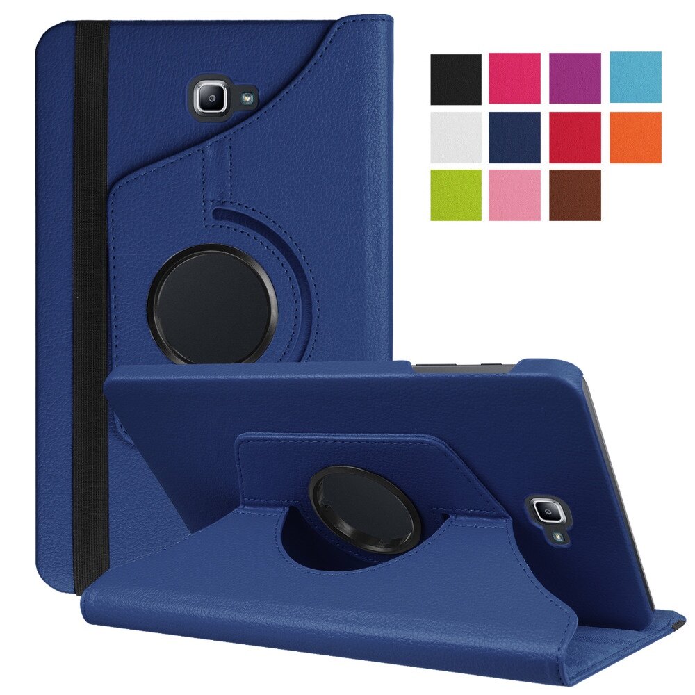 Tab A6 10.1 Case 360 Degree Rotating Folio PU Leather Case Flip Cover For Samsung Galaxy Tab A 6 10.1 T580 T585 10.1"Tablet Case