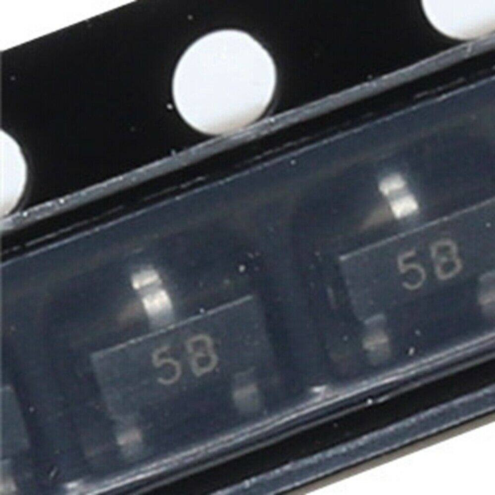 100pcs bc807-25 5b 0.5a 45v pnp sot-23 smd transistor