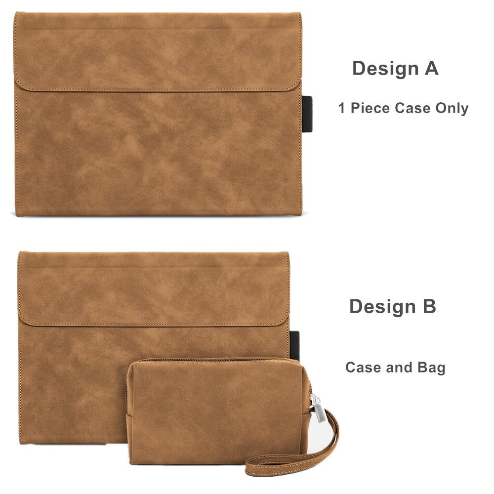 Soft TPU Case for Microsoft Surface Pro 9 8 7 6 5 X Funda Case PU Leather for Surface Pro X Go 2 3 Sleeve Bag Protective Shell
