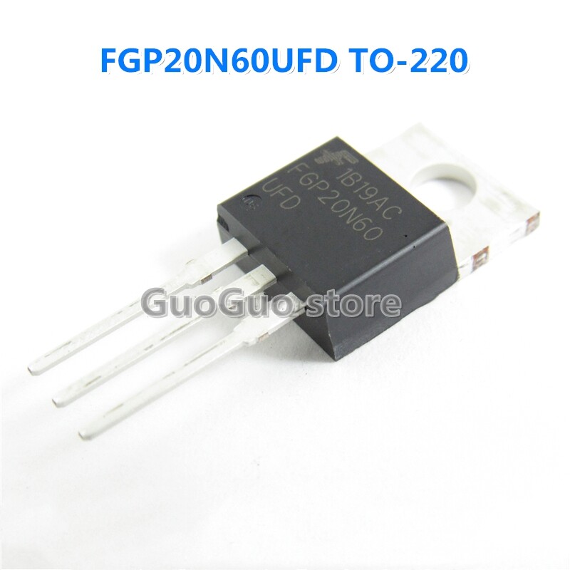 5Pcs FGP20N60 TO-220 FGP20N60UFD 20N60 TO220 20A 600V MOSFET ใหม่เดิม ...