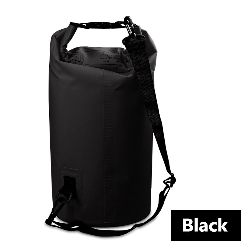 Pvc waterproof bag 5l 10l 15l 20l 30loutdoor swimming bag diving compression storage dry bag for kayaking rafting boating