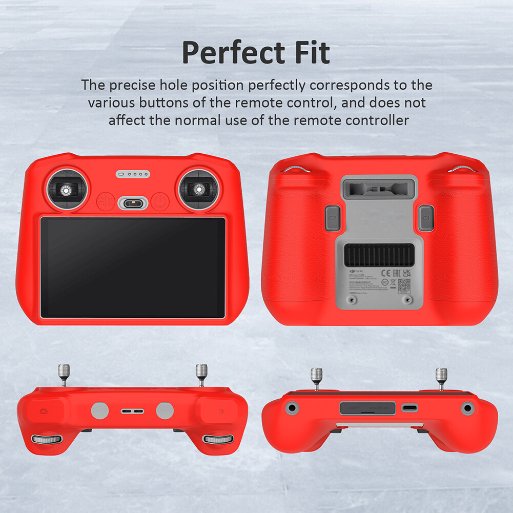 Remote Control Protective Sleeve Silicone Protective Cover Anti-Scratch Dustproof Accessories for DJI Mavic 3 Classic/Mini 3 PRO RC