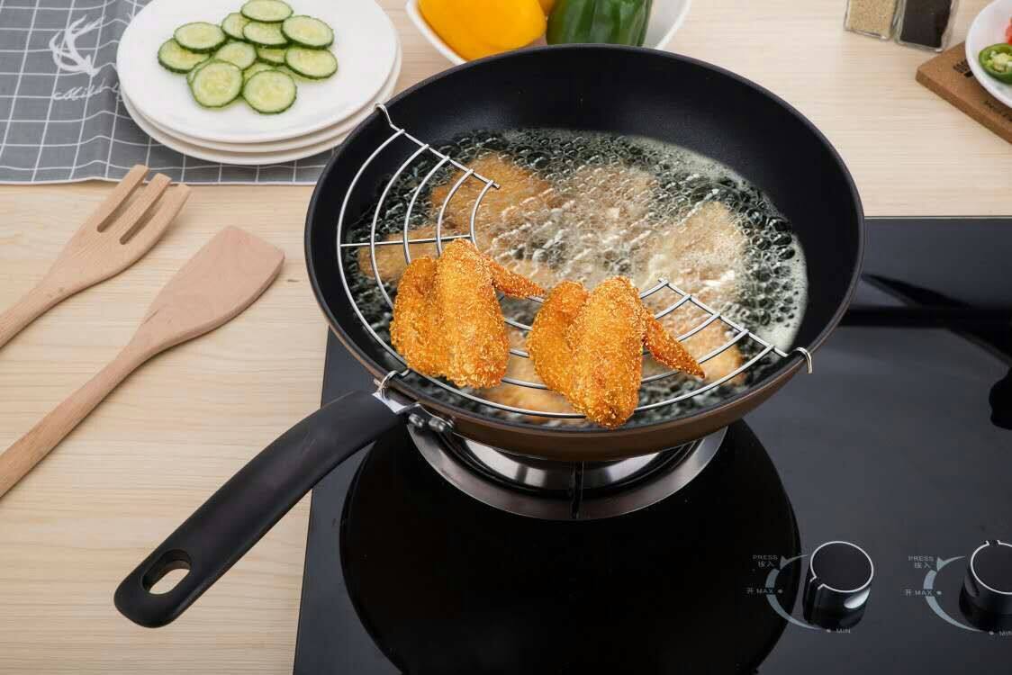 VỈ GÁC CHẢO CHIÊN INOX SIZE 26CM
