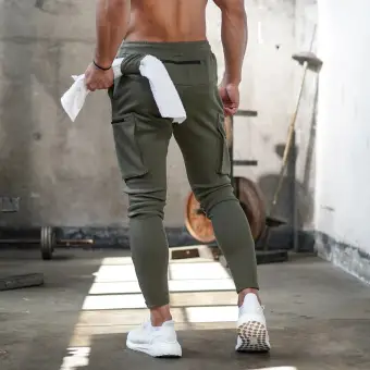 camo gym joggers