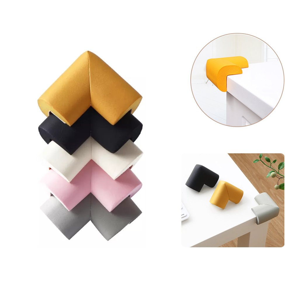 8 Miếng Bảo Vệ Góc Chống Thấm Cho Bé Mềm & Miếng Bảo Vệ Cạnh- Miếng Bảo Vệ Góc Bàn Được Dán Sẵn, Đồ Nội Thất An Toàn Cho Trẻ Em, Đệm Góc Sắc Nét