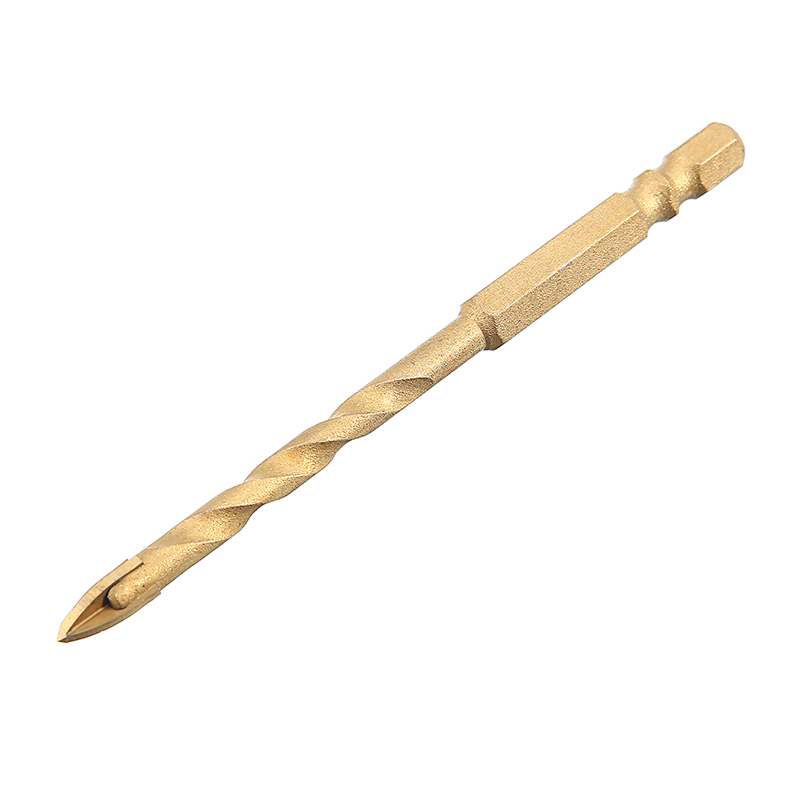 BOKALI 1PCS New Diamond Tipped Drill Bit Set Twist Drill Bits Tile Stone Tools Cross Head