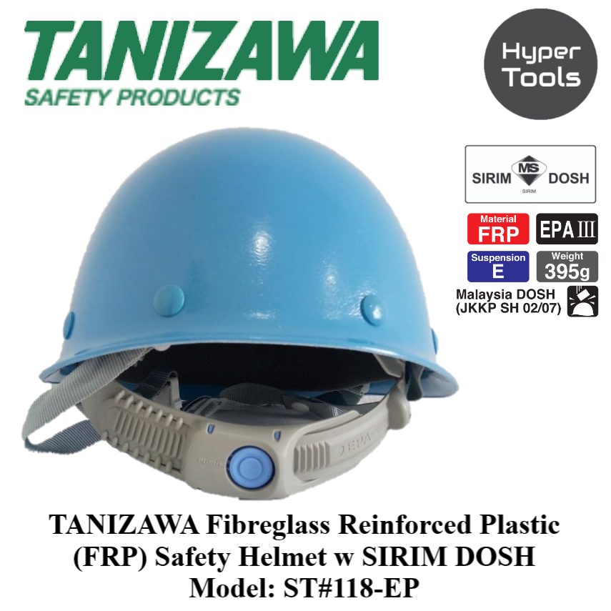 Tanizawa Safety Helmet - 104 FRP Baseball Type | Malaysia
