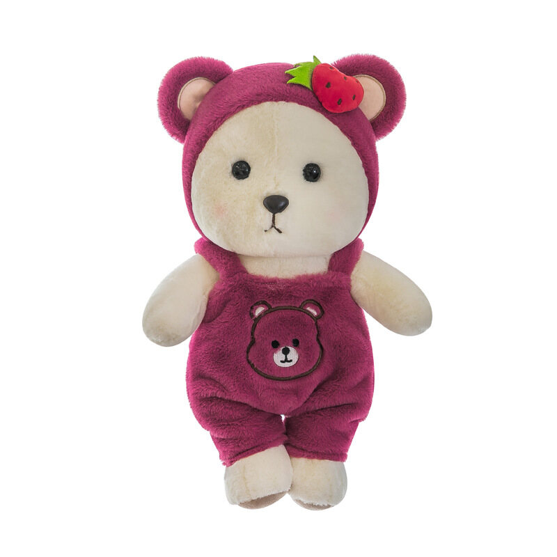 LS Cute bear doll plush toy doll creative transformation into bear doll