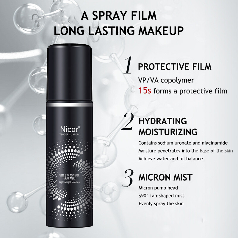 SUAKE Moisturizing Makeup Setting Spray Dewy Finish 100ml Makeup Setting Spray For Dewy Look Gentle Spray For Post-Makeup Skin