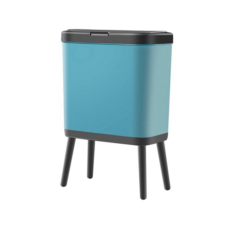 SKIT SG】FEIDASH 2L Nordic Modern Style Trash Garbage Bin Can Push Top