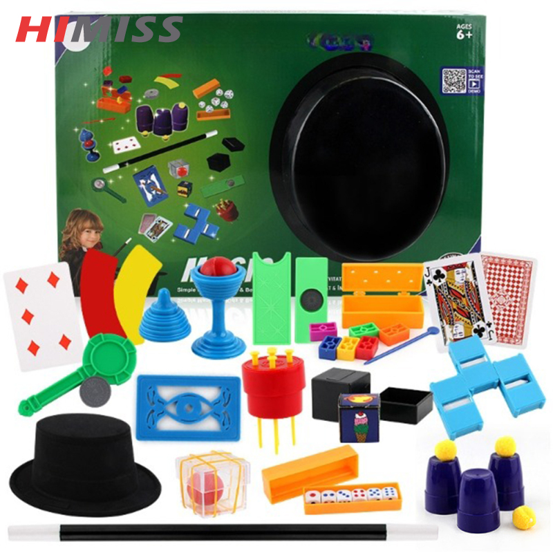 HIMISS RC Magic Props Set For Children Close-range Stage Magic Performing Props Tricks Toys Kit For Birthday Gifts